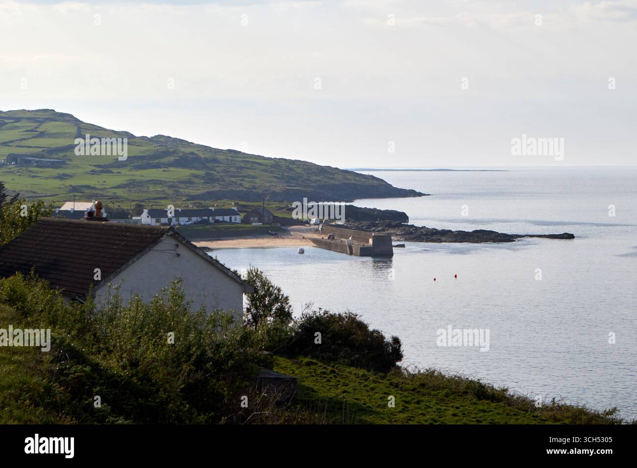 Blick in Richtung Portnoo Pier Portnoo narin County donegal republik irland Stockfoto