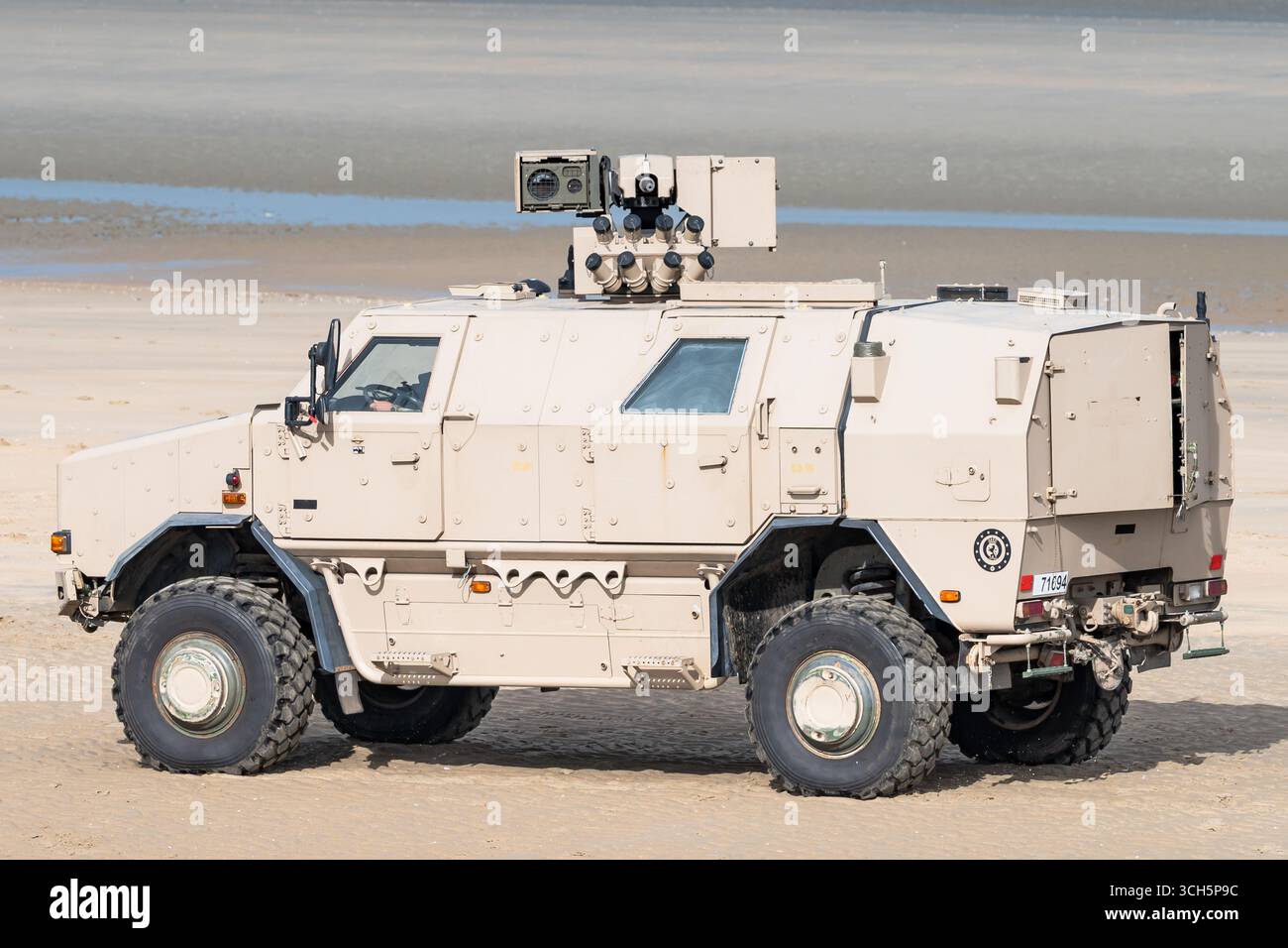 Das ATF Dingo Panzerfahrzeug der belgischen Armee. Stockfoto