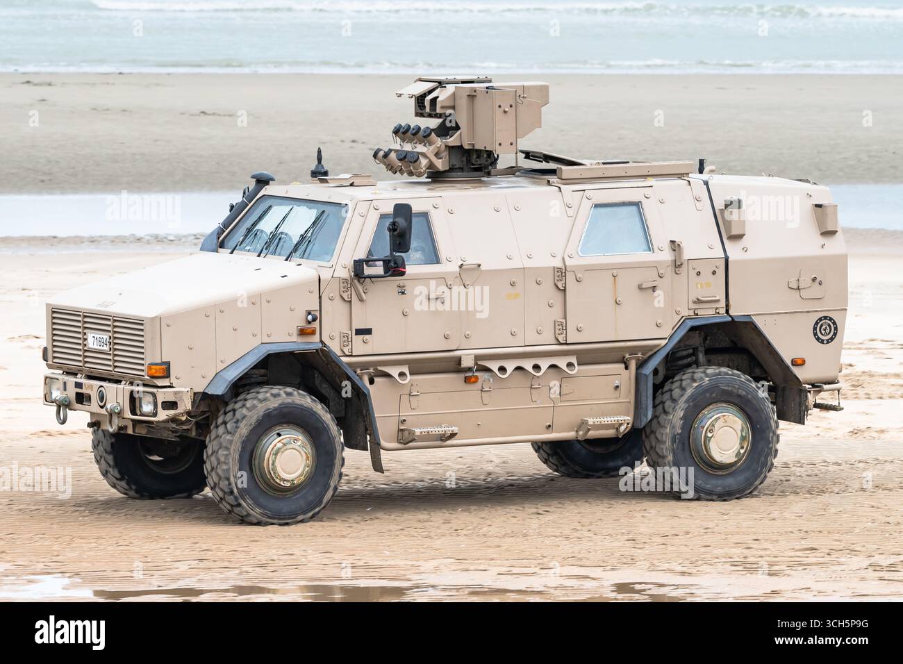 Das ATF Dingo Panzerfahrzeug der belgischen Armee. Stockfoto