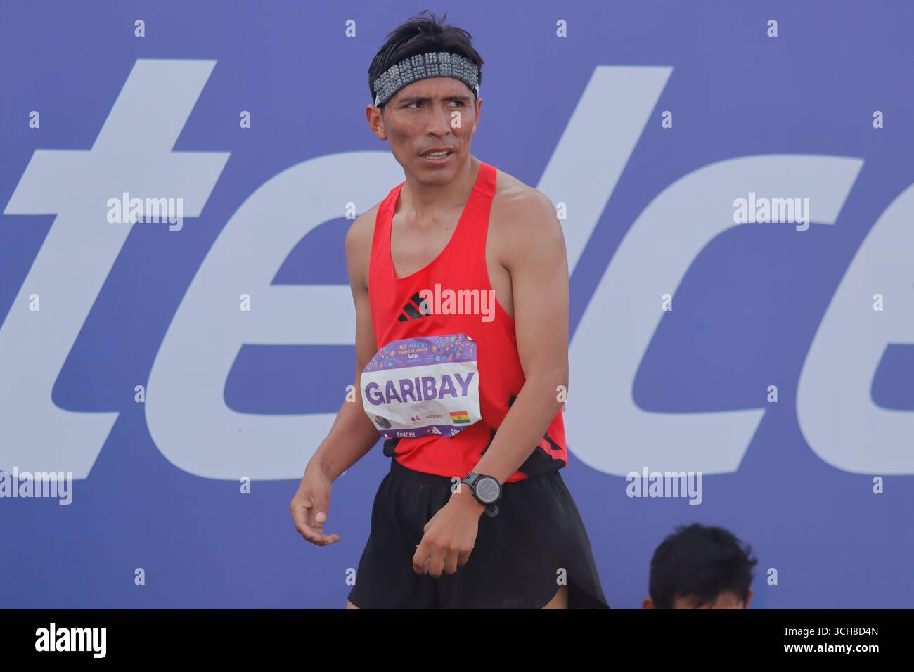 Mexiko-Stadt, Ciudad de Mexico, Mexiko. 31. August 2025. Ein Mann, der am XLII Mexico City Marathon teilnahm. Am 31. August 2025 in Mexiko-Stadt. (Kreditbild: © Carlos Santiago/eyepix via ZUMA Press Wire) NUR REDAKTIONELLE VERWENDUNG! Nicht für kommerzielle ZWECKE! Quelle: ZUMA Press, Inc./Alamy Live News Stockfoto