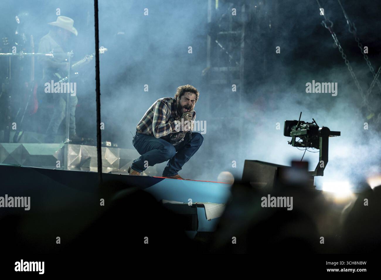 Post Malone beim Superbloom Festival, Tag 1 im Olympiapark, München, 30/08/2025 Stockfoto