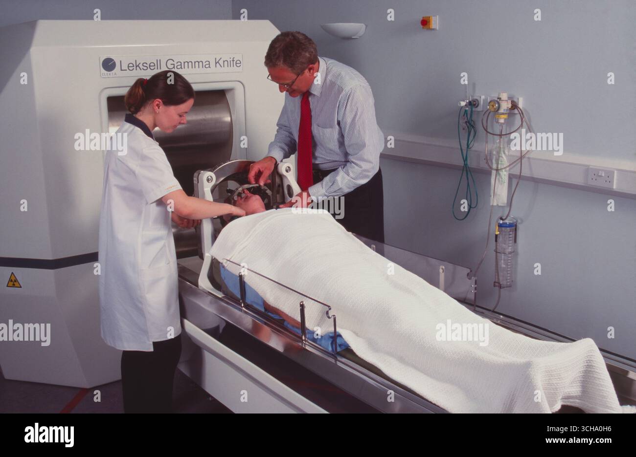 Medical Hospital. Non-invasive Gamma Knife surgery. Stockfoto