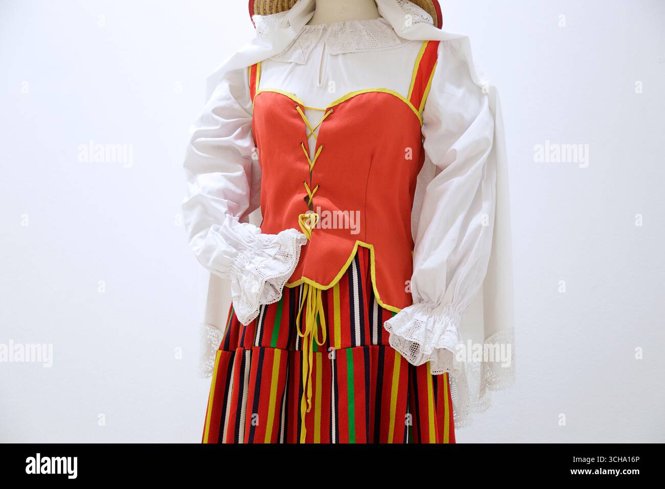 Kleidung, die traditionell von Bauern auf den Kanarischen Inseln getragen wird Stockfoto