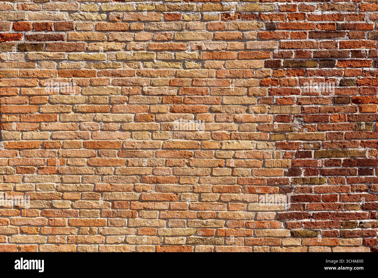 Nahaufnahme der rostigen Metalltür mit abblätternder Farbe, Korrosionsflecken und industriellen Witterungsmustern Stockfoto