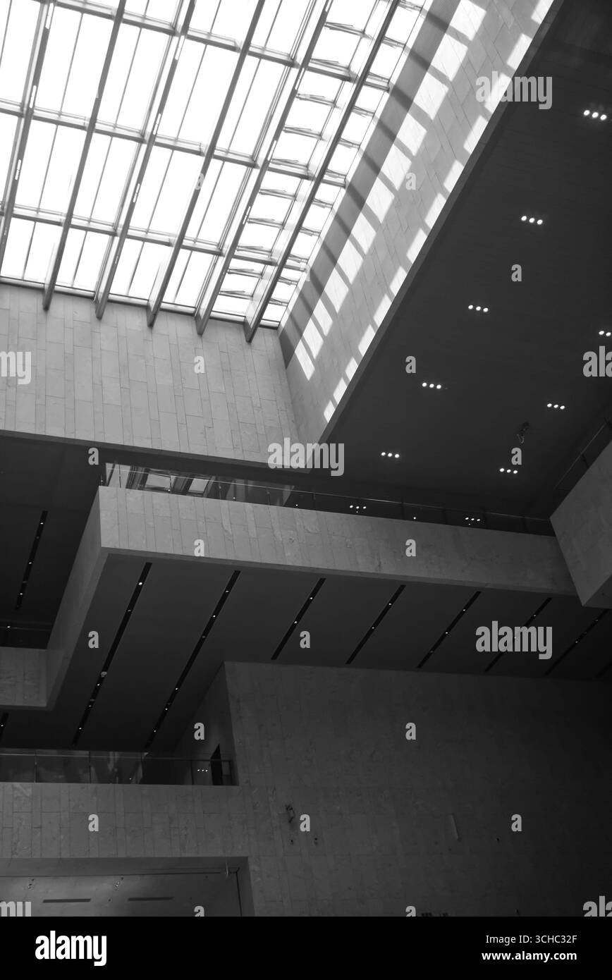Eingangshalle des Shanghai Museums Stockfoto