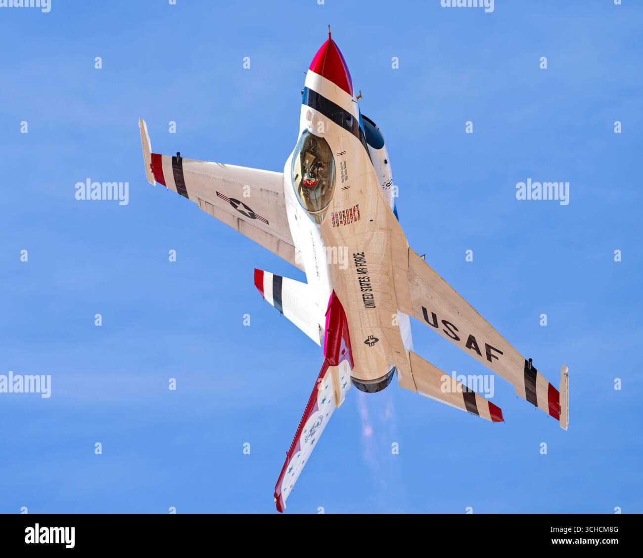 Thunderbirds F-16 Jets Leistung Stockfoto