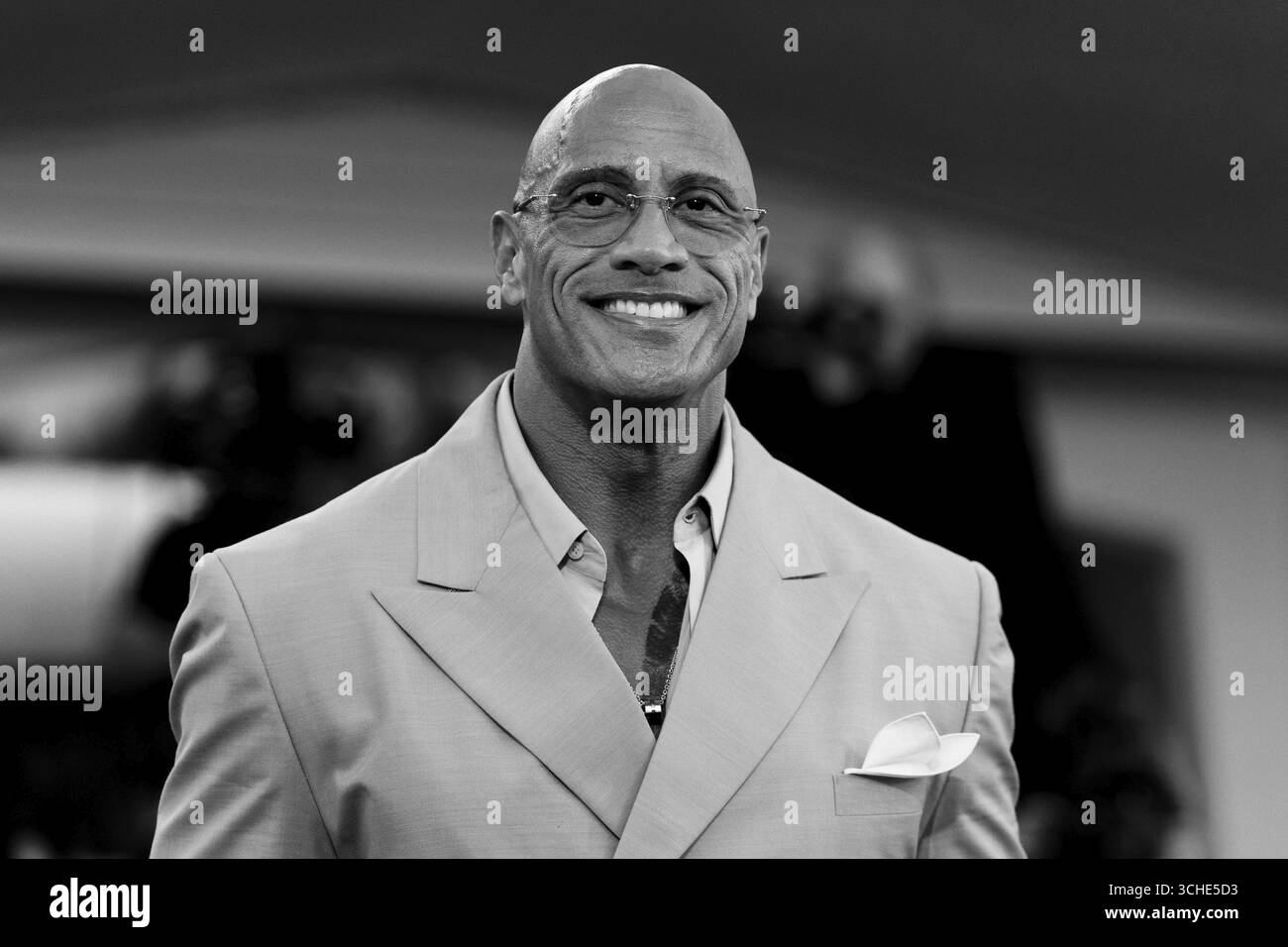 Venedig, Italien - 1. September 2025: Dwayne Johnson aka The Rock während des Roten Teppichs von - The Smashing Machine - während des 82. Venice International F Stockfoto