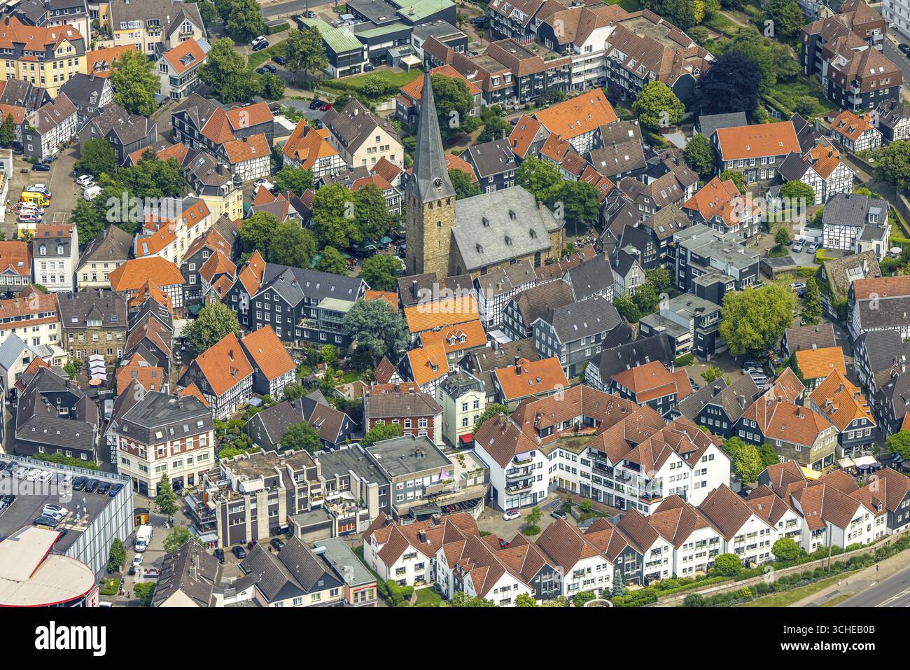 Kirchplatz historisches zentrum hattingen mit kirche st georg -Fotos ...