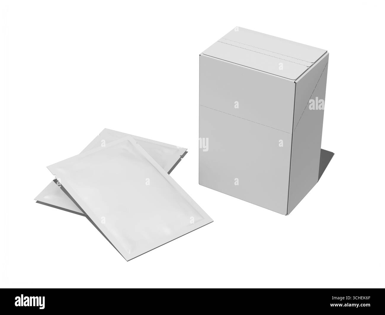 Mockup Für Kaffeetropfverpackungen Stockfoto