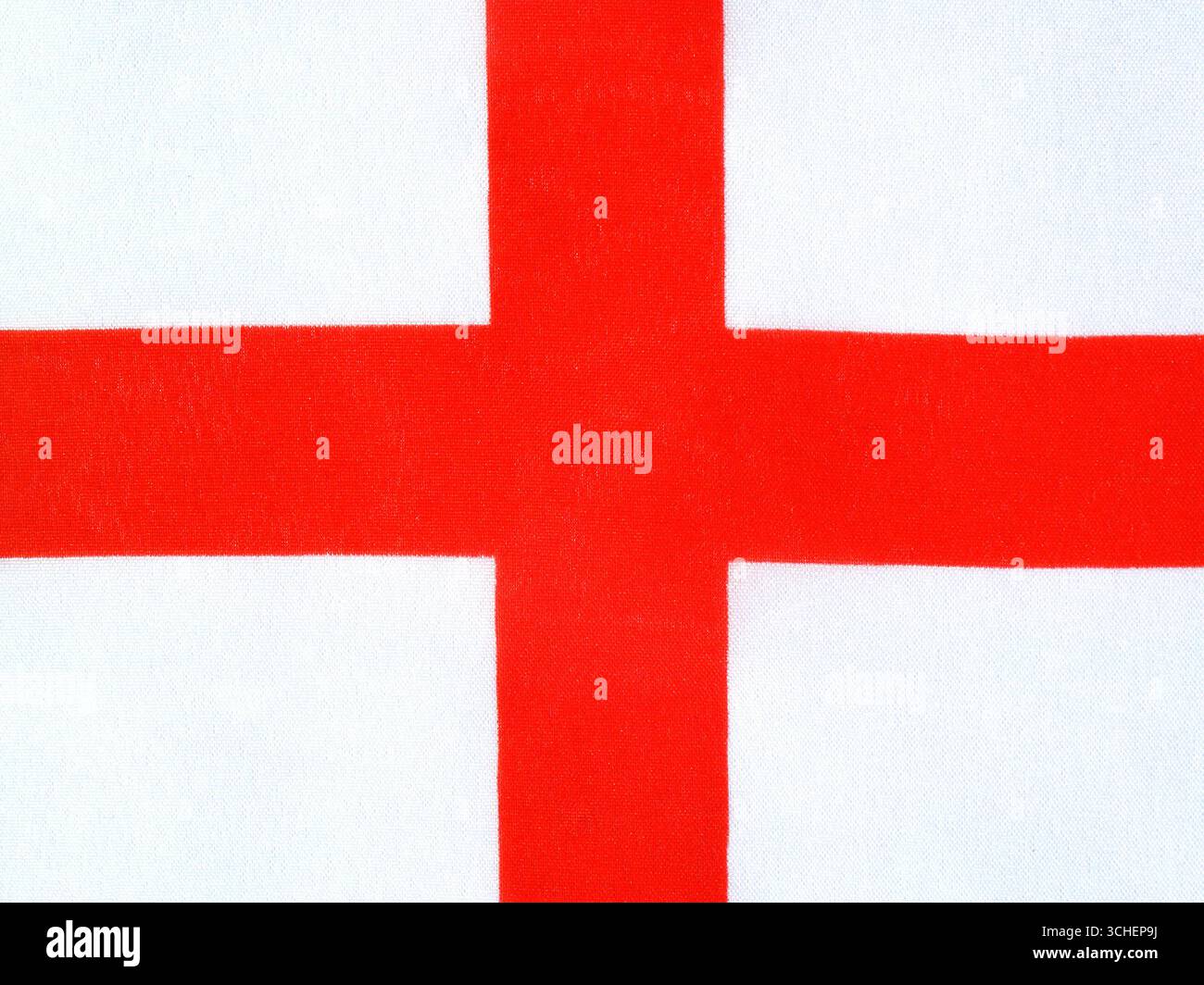 St. George's Cross die englische Nationalflagge Englands im Vereinigten Königreich, Patriotismus Stockfoto Stockfoto