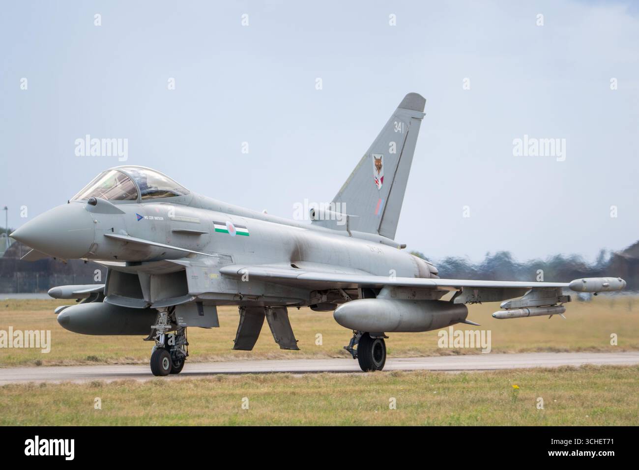 12 Geschwader Taifun bei der RAF Coningsby Stockfoto