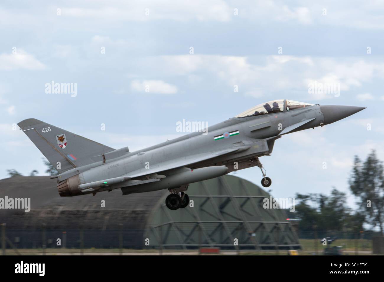 12 Geschwader Taifun bei der RAF Coningsby Stockfoto