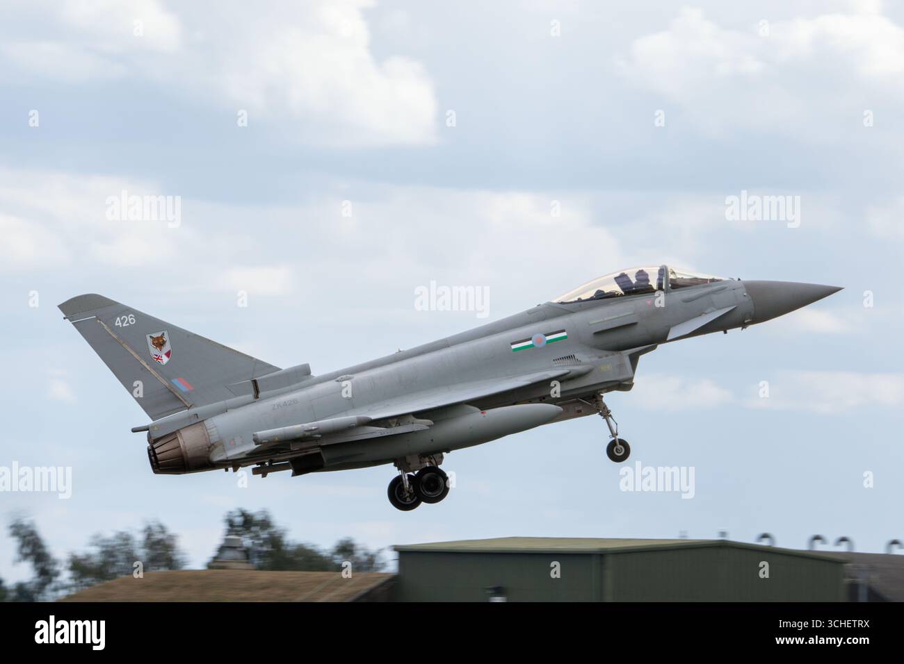 12 Geschwader Taifun bei der RAF Coningsby Stockfoto