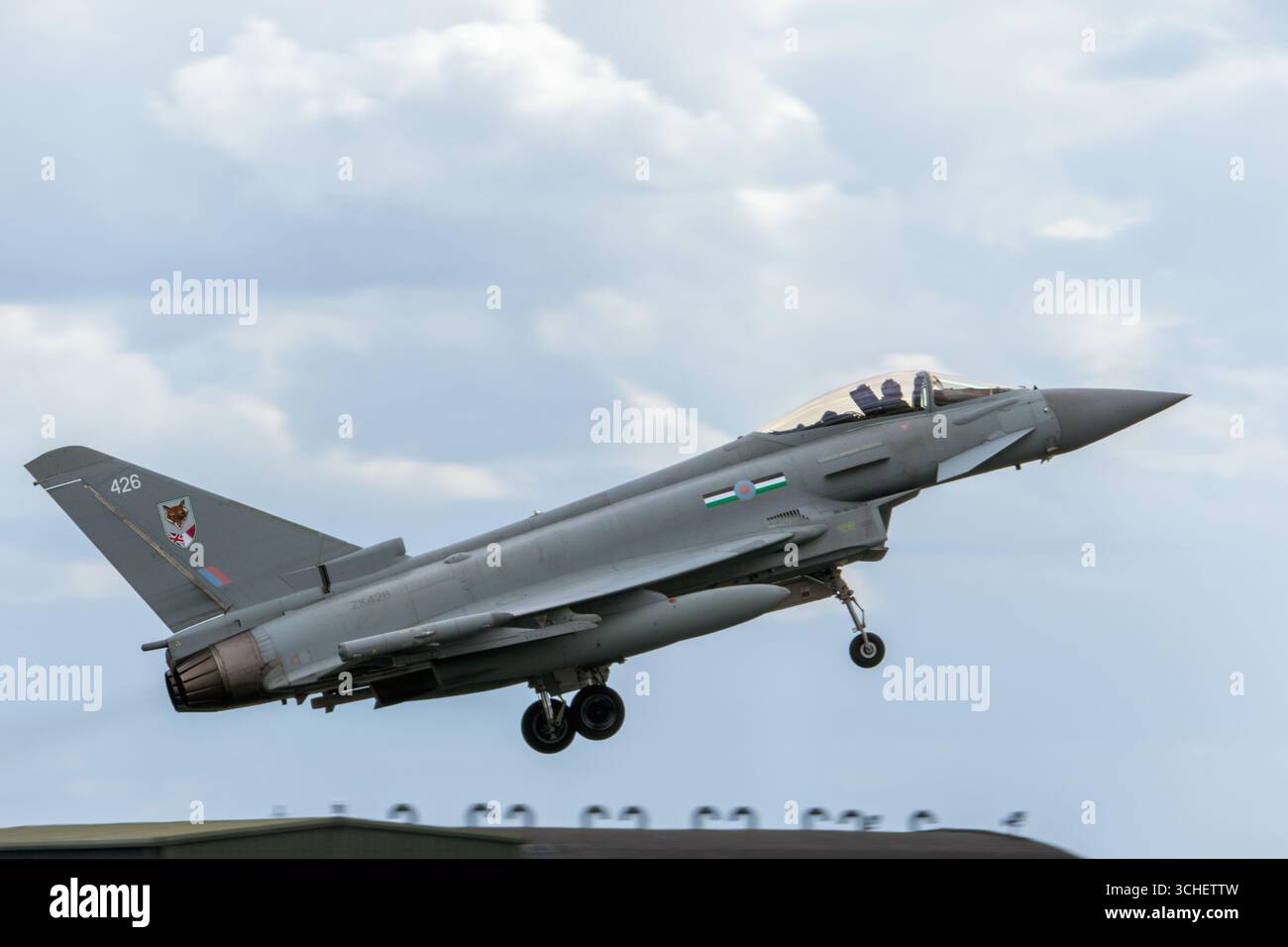 12 Geschwader Taifun bei der RAF Coningsby Stockfoto