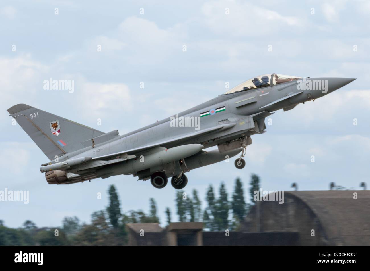 12 Geschwader Taifun bei der RAF Coningsby Stockfoto