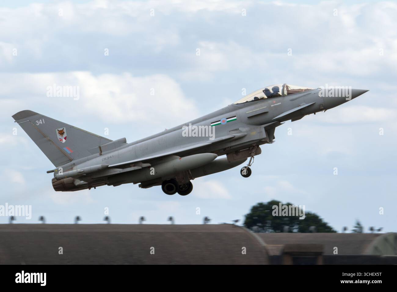 12 Geschwader Taifun bei der RAF Coningsby Stockfoto
