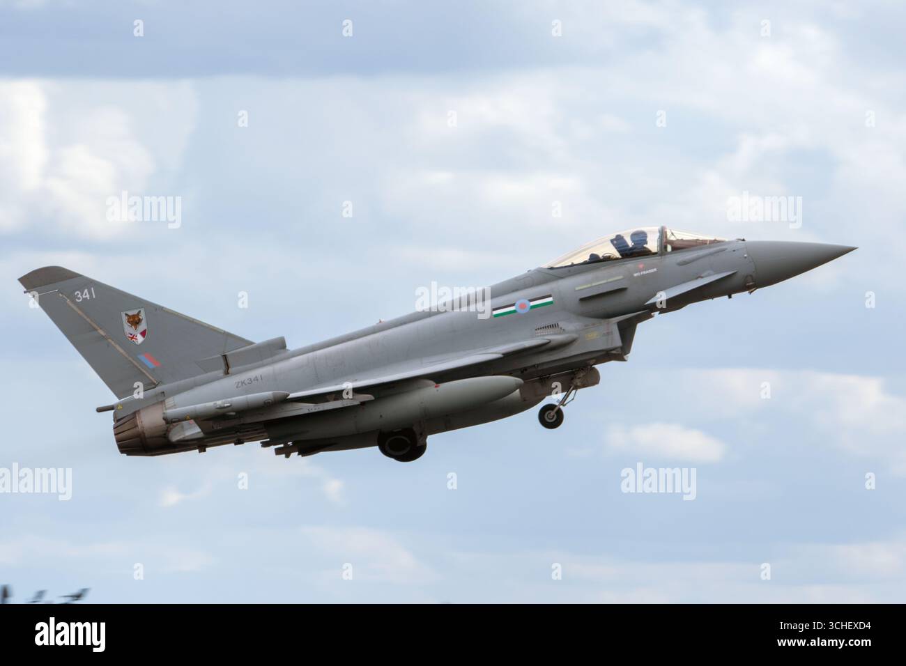 12 Geschwader Taifun bei der RAF Coningsby Stockfoto