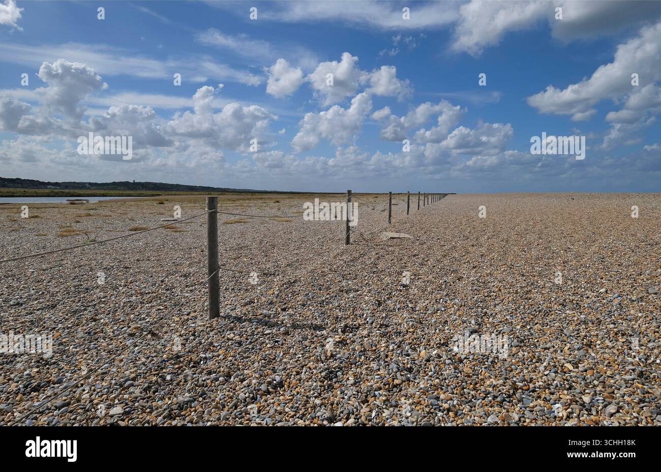 cley-next-the-Sea Kiesstrand, Nord norfolk, england Stockfoto