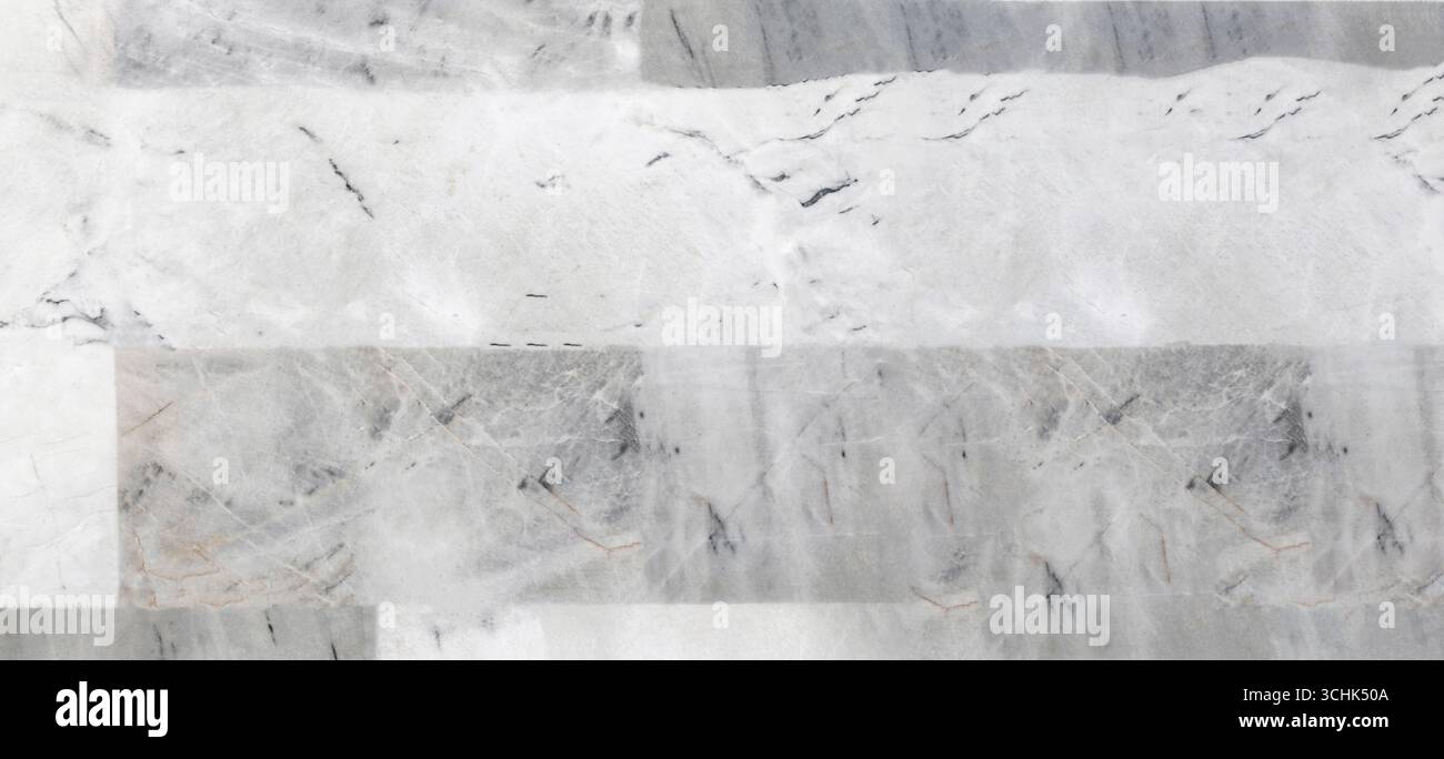 Weißer Marmor Textur von Hintergrund und Stein Muster in abstrakten Natur für Design. Stockfoto