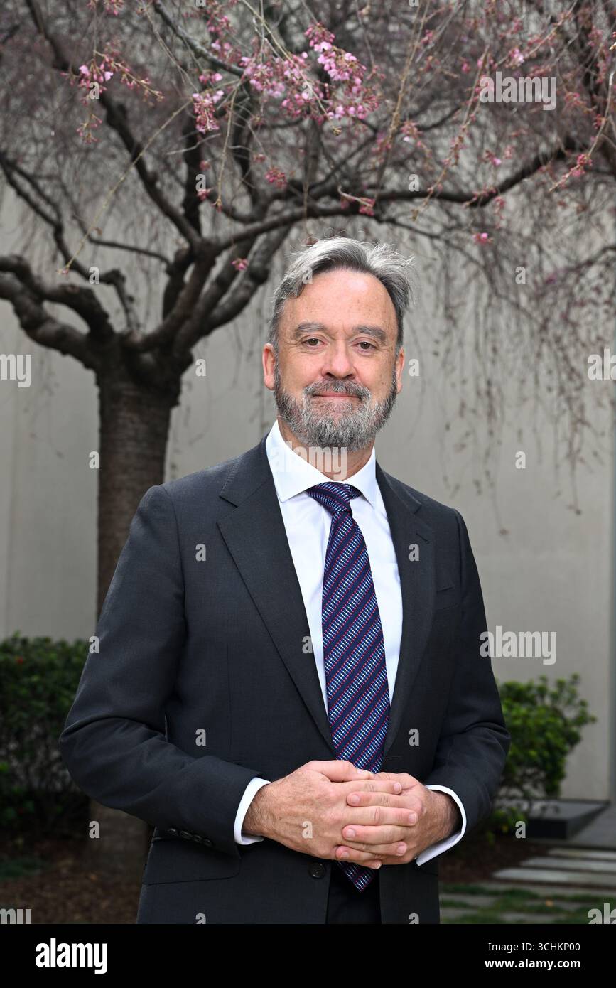 Canberra, Australien. September 2025. Der liberale Senator Andrew McLachlan posiert für ein Foto im Parliament House in Canberra, Mittwoch, 3. September 2025 (AAP Image/Lukas Coch) NO ARCHIVING Credit: Australian Associated Press/Alamy Live News Stockfoto