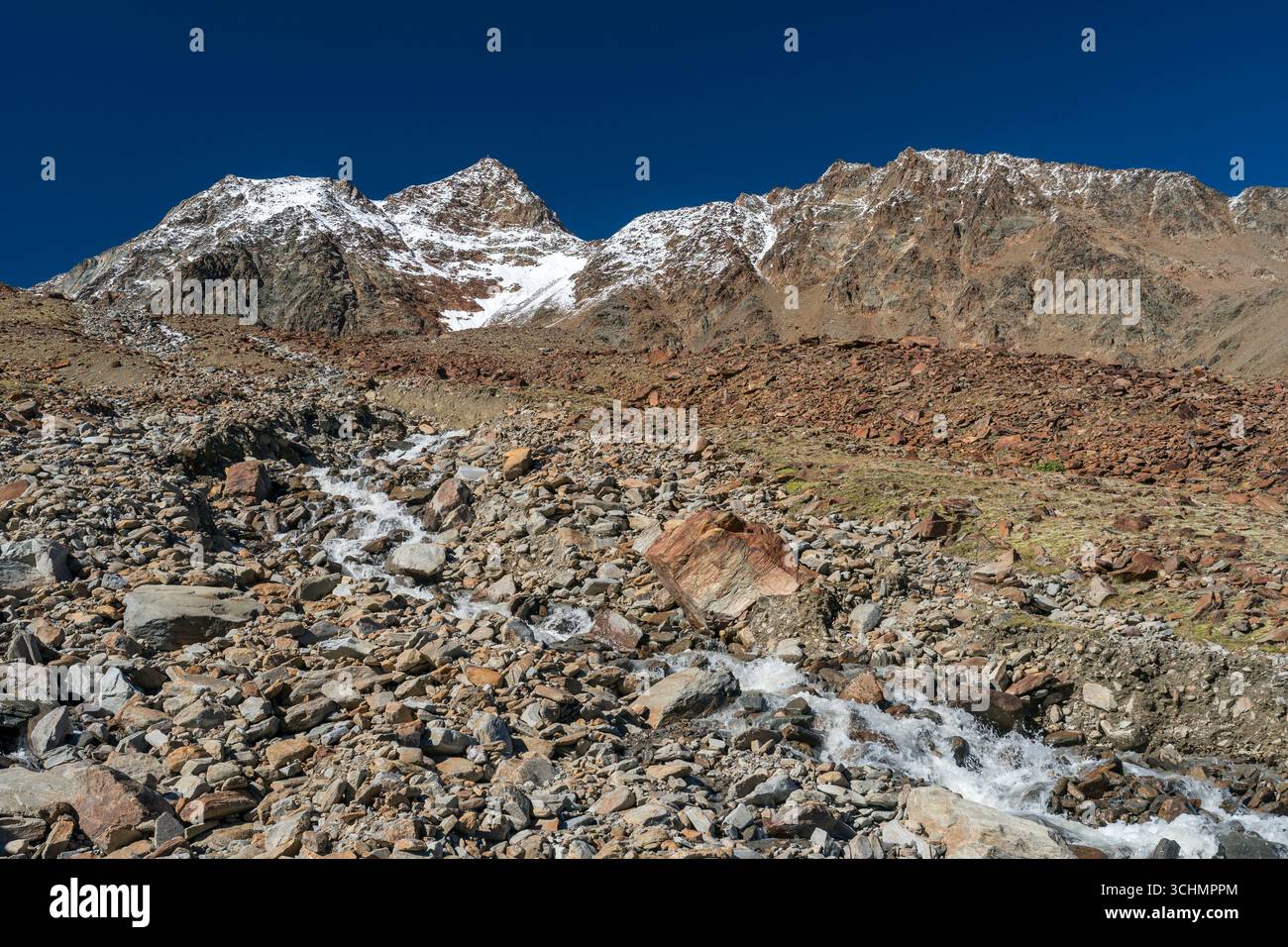 Wildspitze im Ötztal, Tirol, Österreich Stockfoto