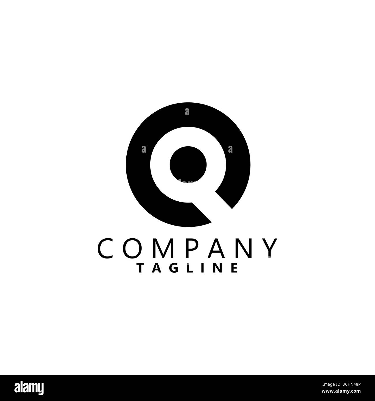 OQ QO Letter modernes, einzigartiges Logo-Design. Vorlage Für Anfängliche Monogramme Stock Vektor