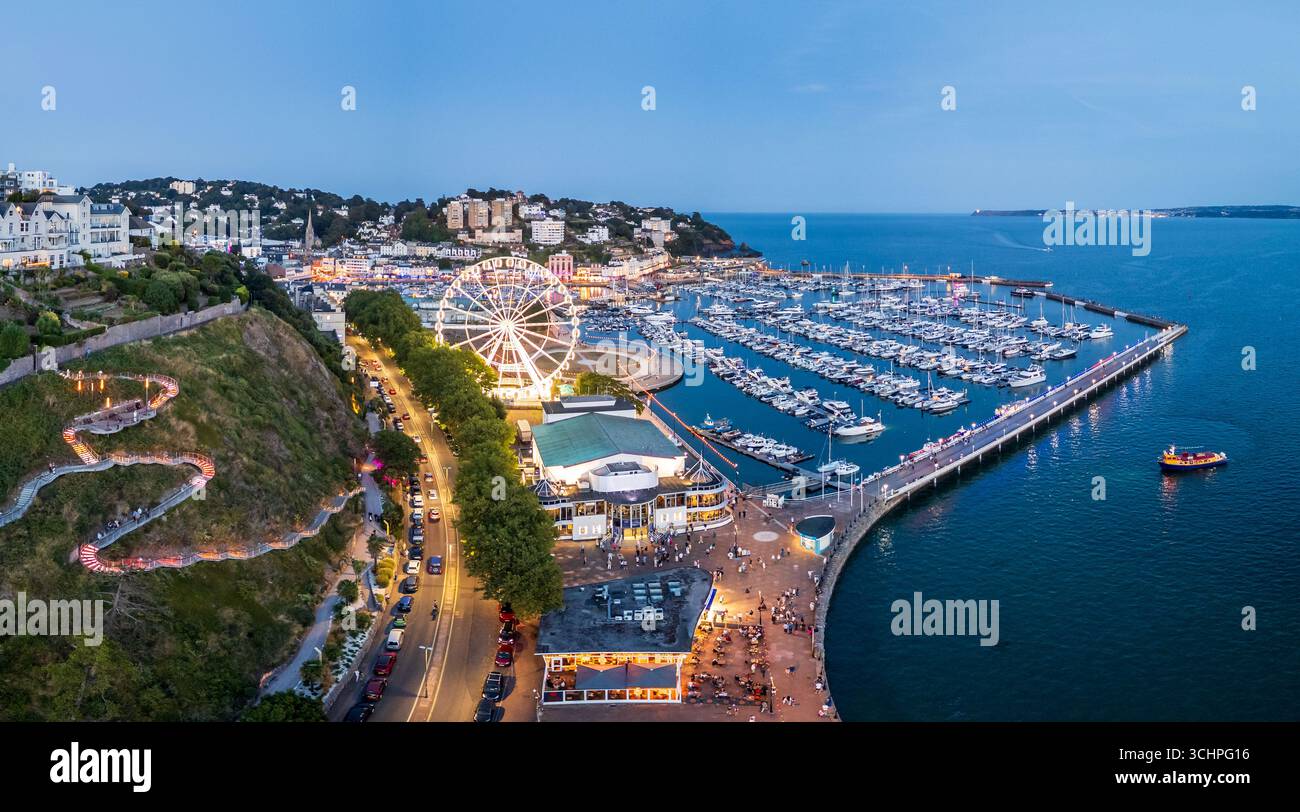 Torquay Panorama Stockfoto
