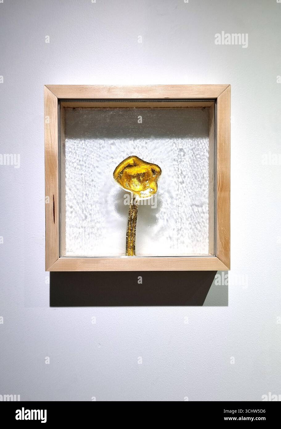 Bangkok, Thailand - 5. August 2024: Ausstellung für zeitgenössische Kunst, Things Occupying Space von Jun.GK Solo im MATDOT Art Center, Bangkok, Thai Stockfoto