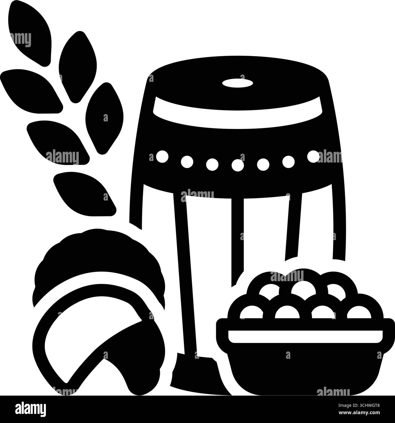 Symbol für Baisakhi, Festival Stock Vektor