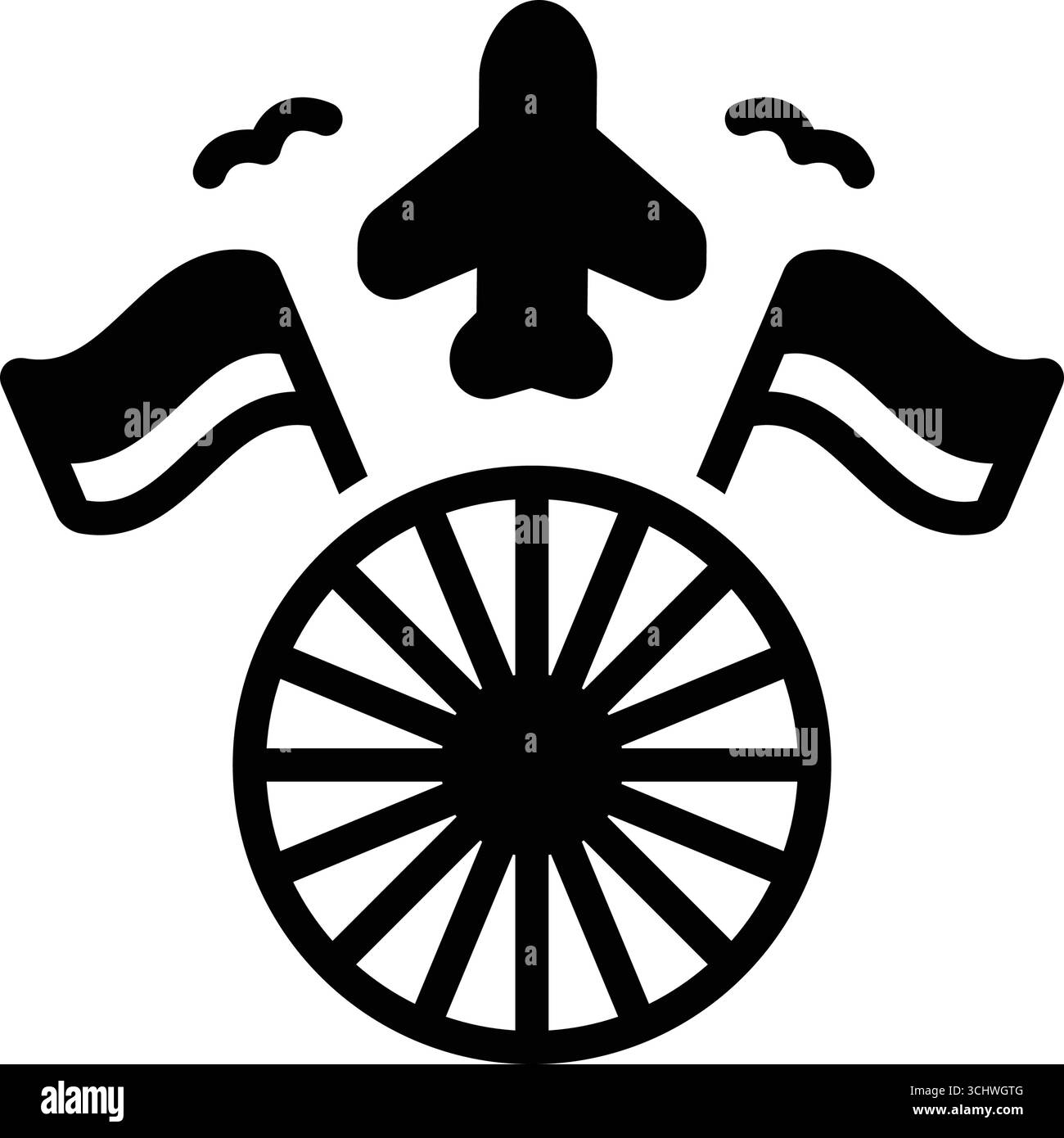 Symbol für den Tag der republik, republik Stock Vektor