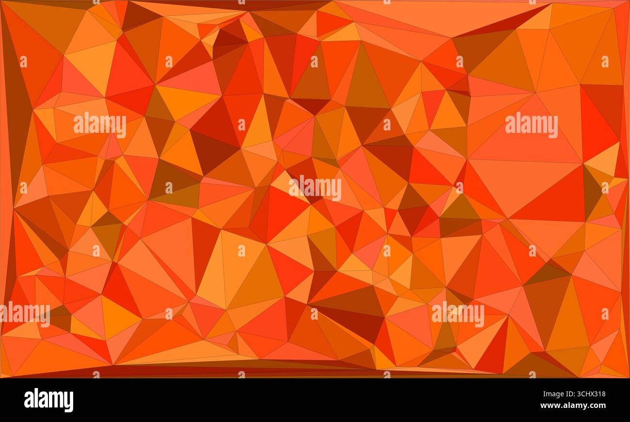 Polygonales Mosaik mit abstraktem geometrischem Hintergrund in Farbverlaufsfarbe. Design mit niedrigem Poly-Hintergrund. Technologie mit niedrigem Poly-Hintergrund. Modern und trendig Stock Vektor