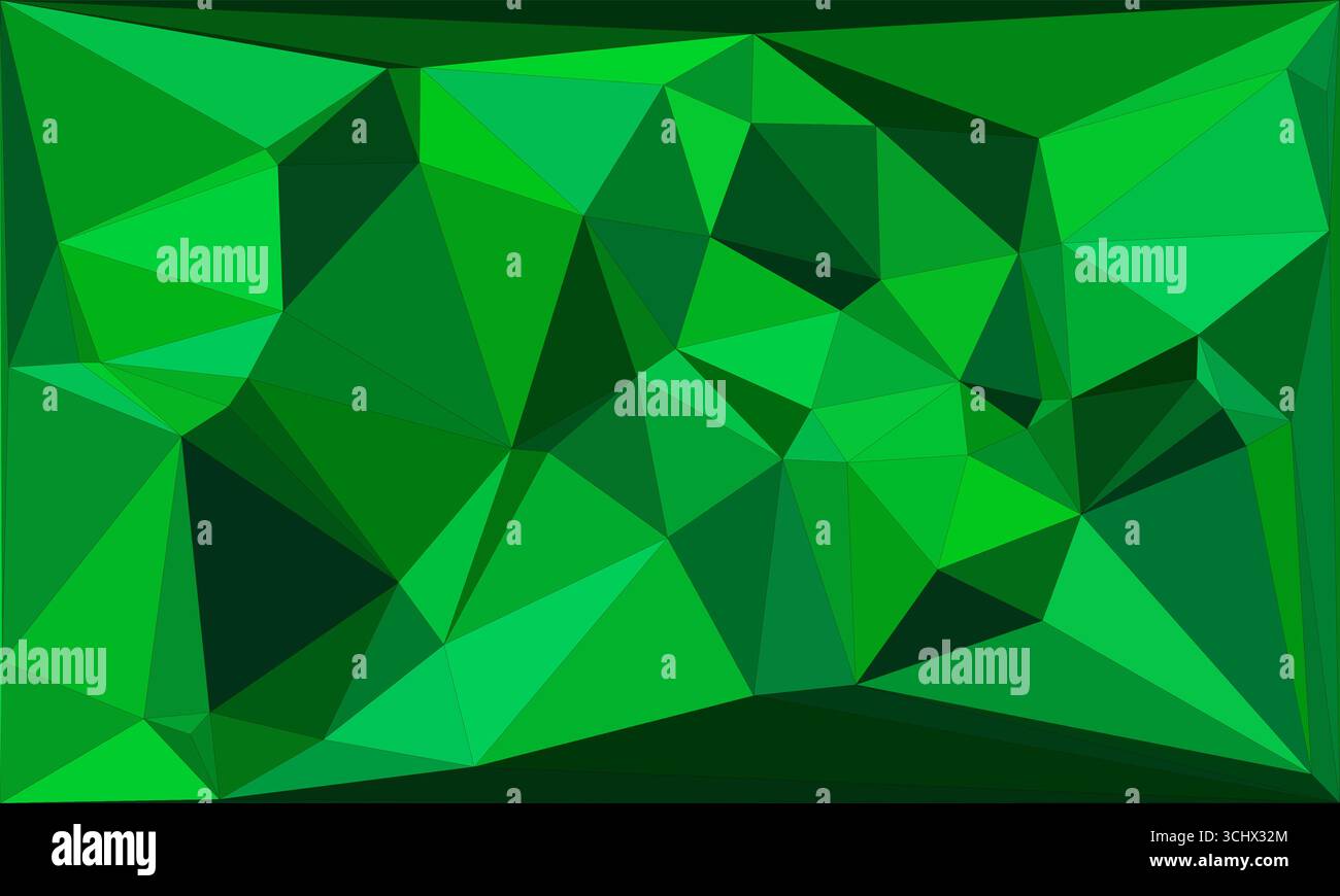Polygonales Mosaik mit abstraktem geometrischem Hintergrund in Farbverlaufsfarbe. Design mit niedrigem Poly-Hintergrund. Technologie mit niedrigem Poly-Hintergrund. Modern und trendig Stock Vektor