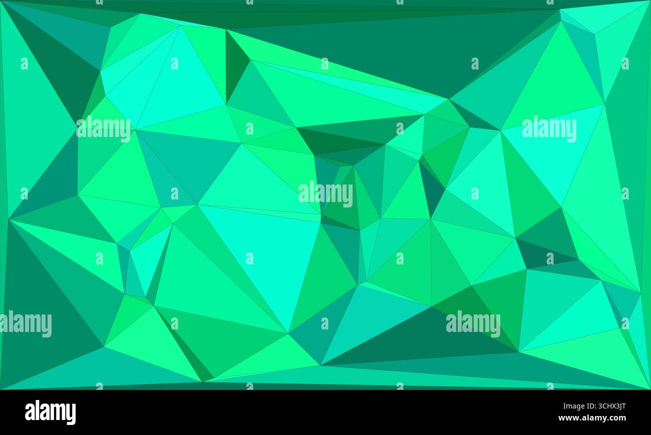 Polygonales Mosaik mit abstraktem geometrischem Hintergrund in Farbverlaufsfarbe. Design mit niedrigem Poly-Hintergrund. Technologie mit niedrigem Poly-Hintergrund. Modern und trendig Stock Vektor