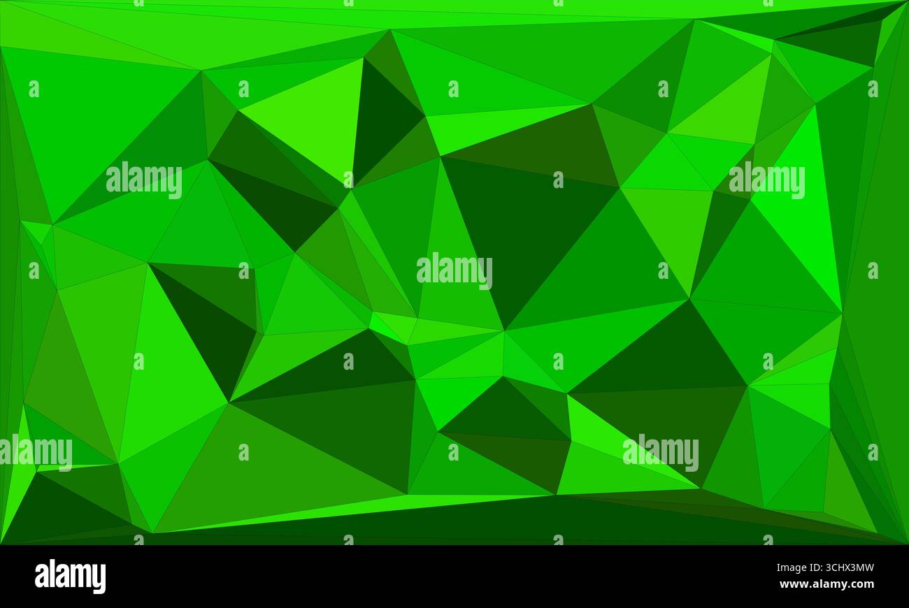 Polygonales Mosaik mit abstraktem geometrischem Hintergrund in Farbverlaufsfarbe. Design mit niedrigem Poly-Hintergrund. Technologie mit niedrigem Poly-Hintergrund. Modern und trendig Stock Vektor