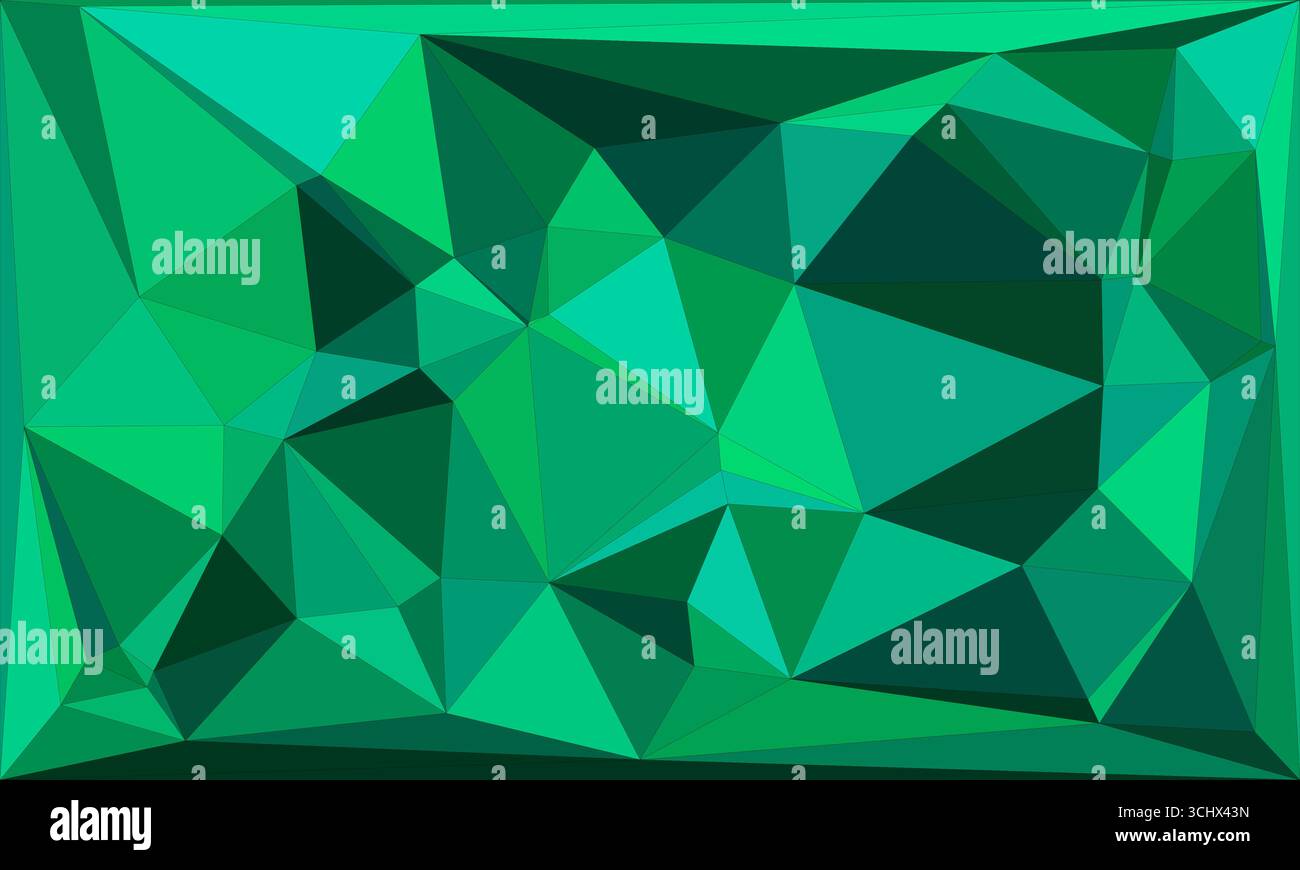 Polygonales Mosaik mit abstraktem geometrischem Hintergrund in Farbverlaufsfarbe. Design mit niedrigem Poly-Hintergrund. Technologie mit niedrigem Poly-Hintergrund. Modern und trendig Stock Vektor