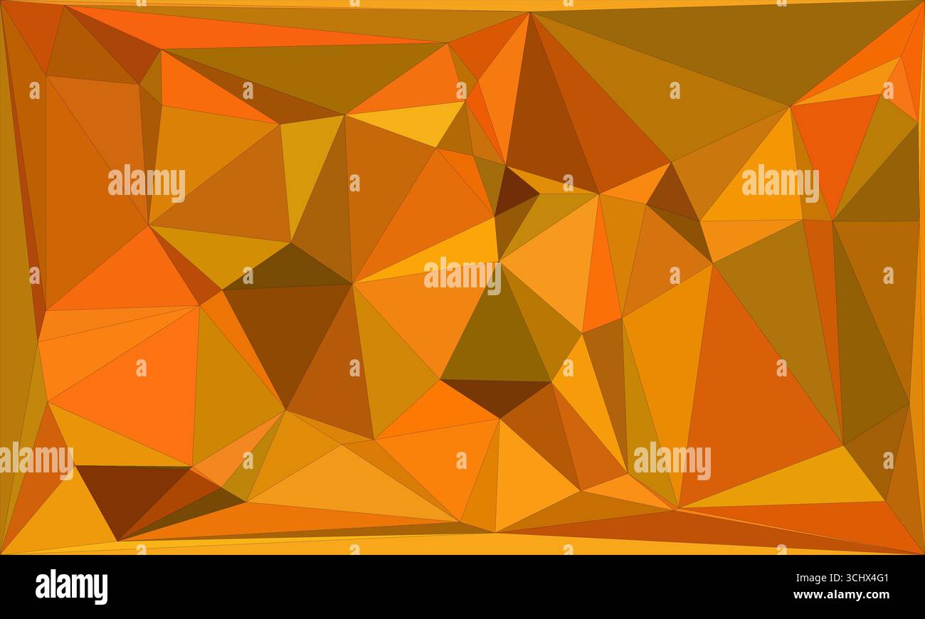 Polygonales Mosaik mit abstraktem geometrischem Hintergrund in Farbverlaufsfarbe. Design mit niedrigem Poly-Hintergrund. Technologie mit niedrigem Poly-Hintergrund. Modern und trendig Stock Vektor