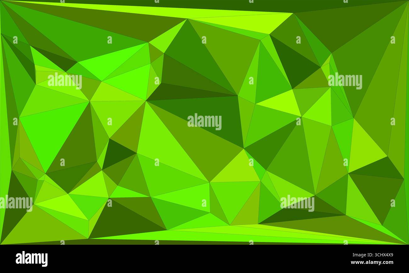 Polygonales Mosaik mit abstraktem geometrischem Hintergrund in Farbverlaufsfarbe. Design mit niedrigem Poly-Hintergrund. Technologie mit niedrigem Poly-Hintergrund. Modern und trendig Stock Vektor