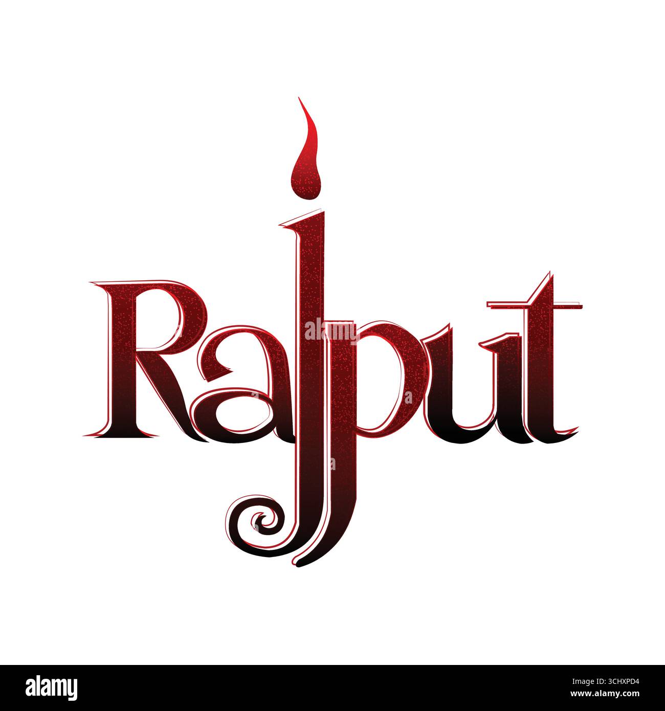 Rajput Text PNG Bilder Rajasthani Rajput Schriftart Rajput Transparent victor Bilder Stock Vektor