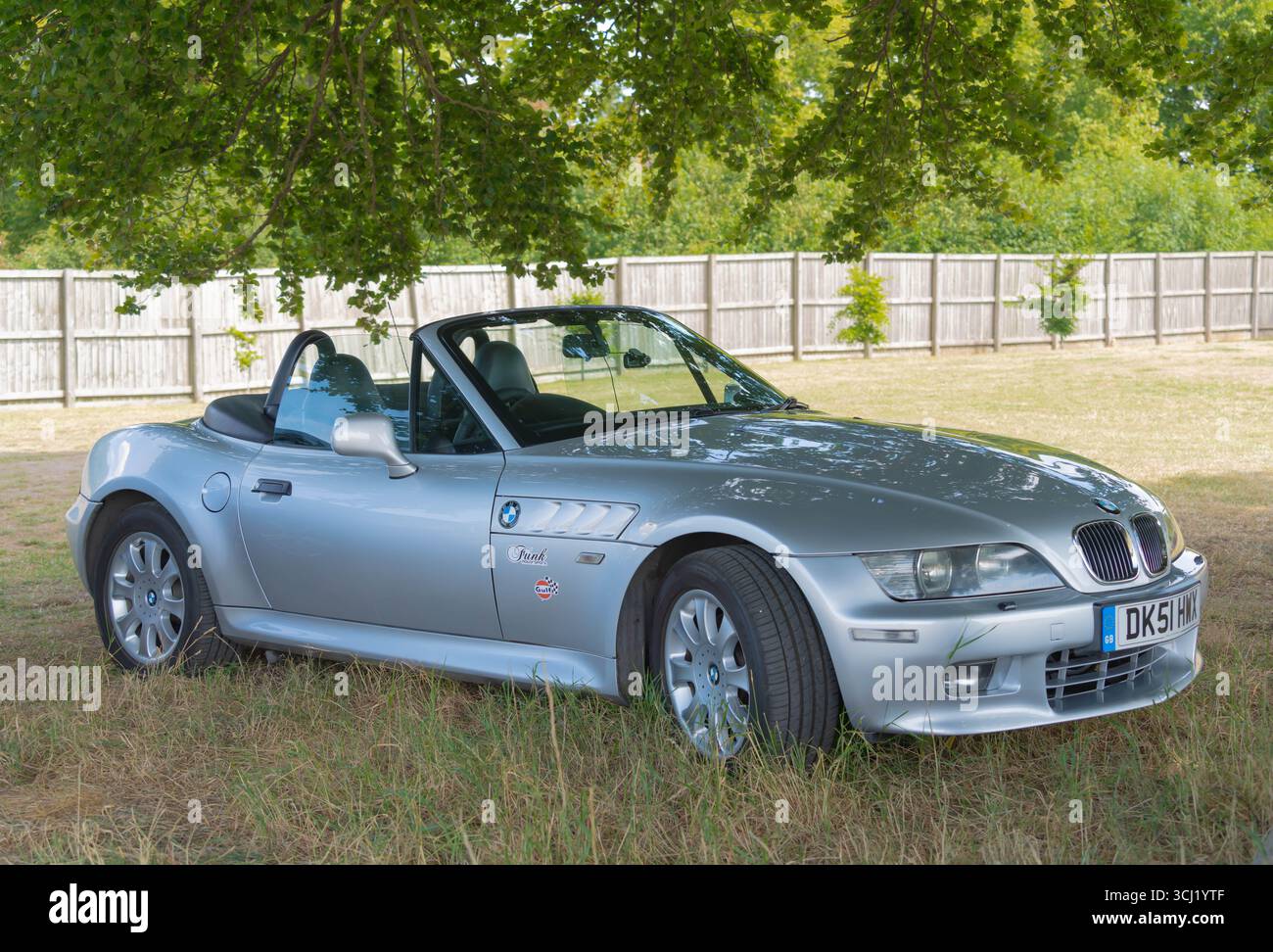 Z3, BMW, bayerischer Automobilhersteller, Roadster, 3Ltr., 2 Sitzer, 2 Türen, Baujahr 2001, gebaut in Amerika, South Carolina, Werk, Spartanburg. Stockfoto