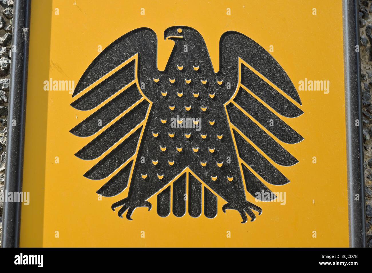 Schild, Adler, Deutscher Bundestag, Mitte, Berlin, Deutschland *** Schild, Adler, Deutscher Bundestag, Mitte, Berlin, Deutschland Stockfoto