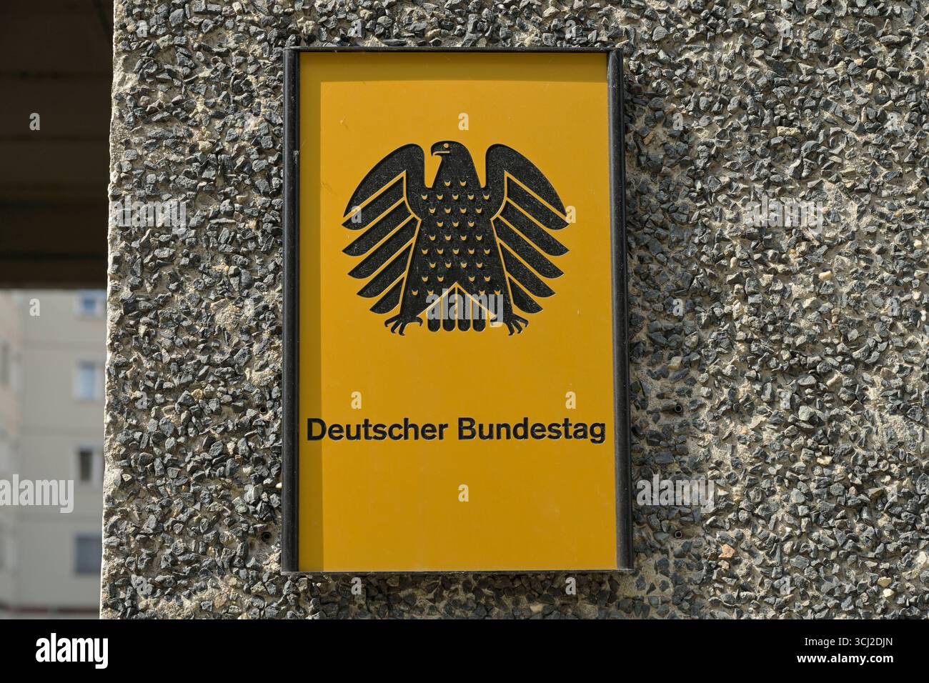 Schild, Adler, Deutscher Bundestag, Mitte, Berlin, Deutschland *** Schild, Adler, Deutscher Bundestag, Mitte, Berlin, Deutschland Stockfoto
