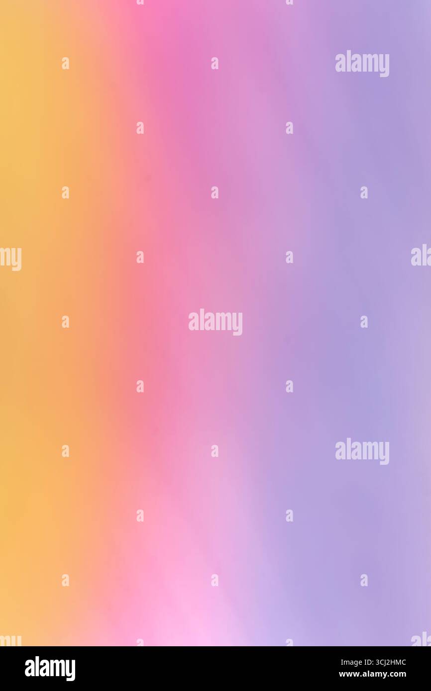 Unscharfer, farbenfroher Hintergrund in Pastelltönen. Traumhafter, verschwommener Pastellhintergrund. Stockfoto