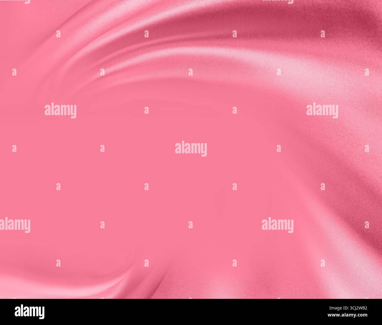 Radialer Hintergrund in Seidenrosa mit Kopierraum in der Mitte. Oberfläche in sanftem Pastellrosa mit Platz für Text. Stockfoto
