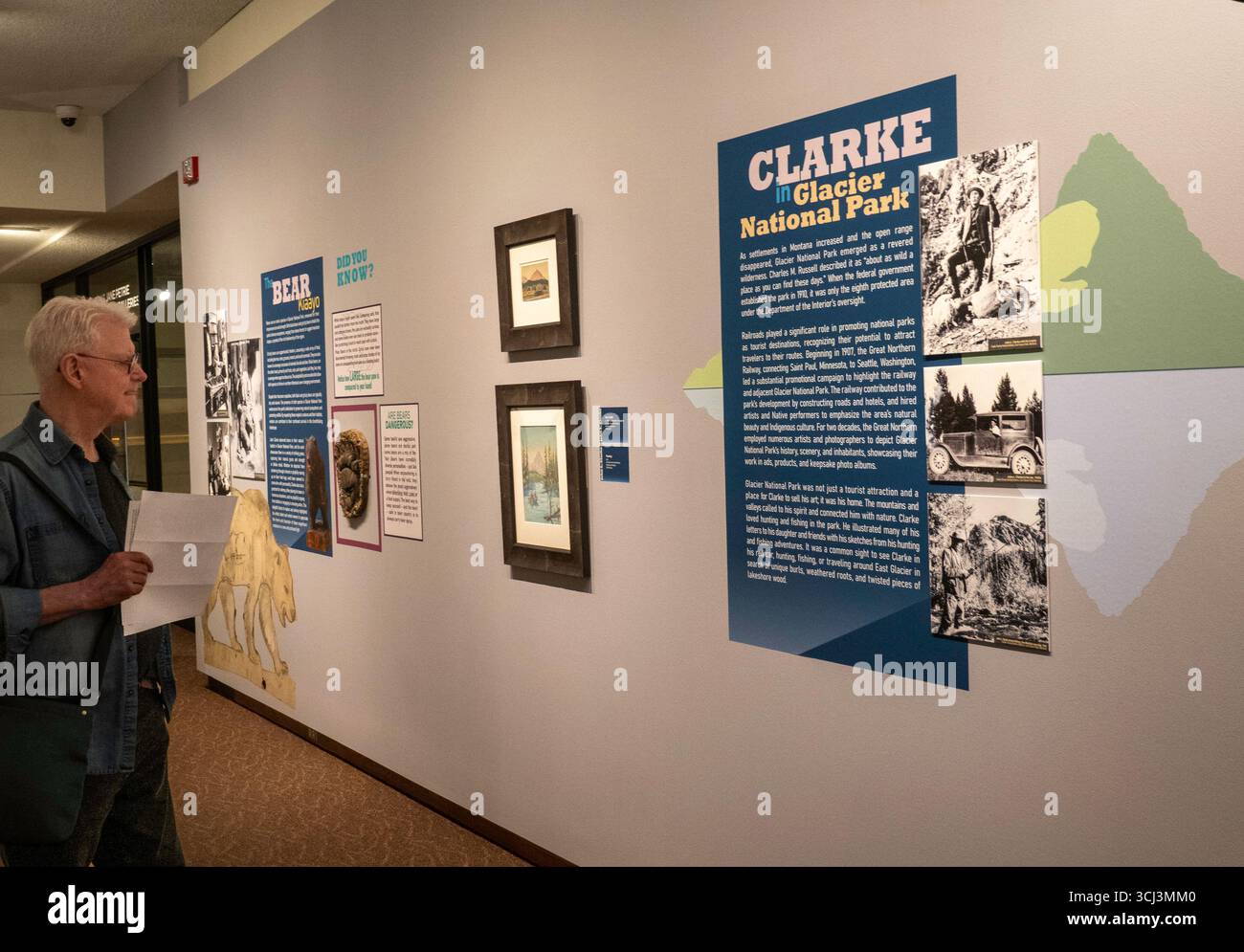 Das C.M. Russell Museum befindet sich in Great Falls Montana und ist eine Hommage an den großen Cowboy-Künstler, 2025, USA Stockfoto