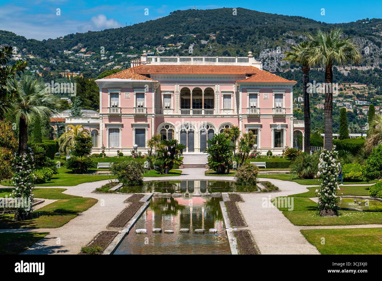 VILLA EPHRUSSI DE ROTHSCHILD (1907-1912) SAINT-JEAN-CAP-FERRAT RIVIERA FRANKREICH Stockfoto