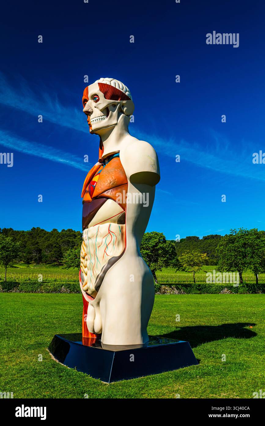 TEMPEL (2008) DAMIEN HIRST (1965-) SCHLOSS LA COSTE LE PUY-SAINTE-REPARADE PROVENCE FRANKREICH Stockfoto