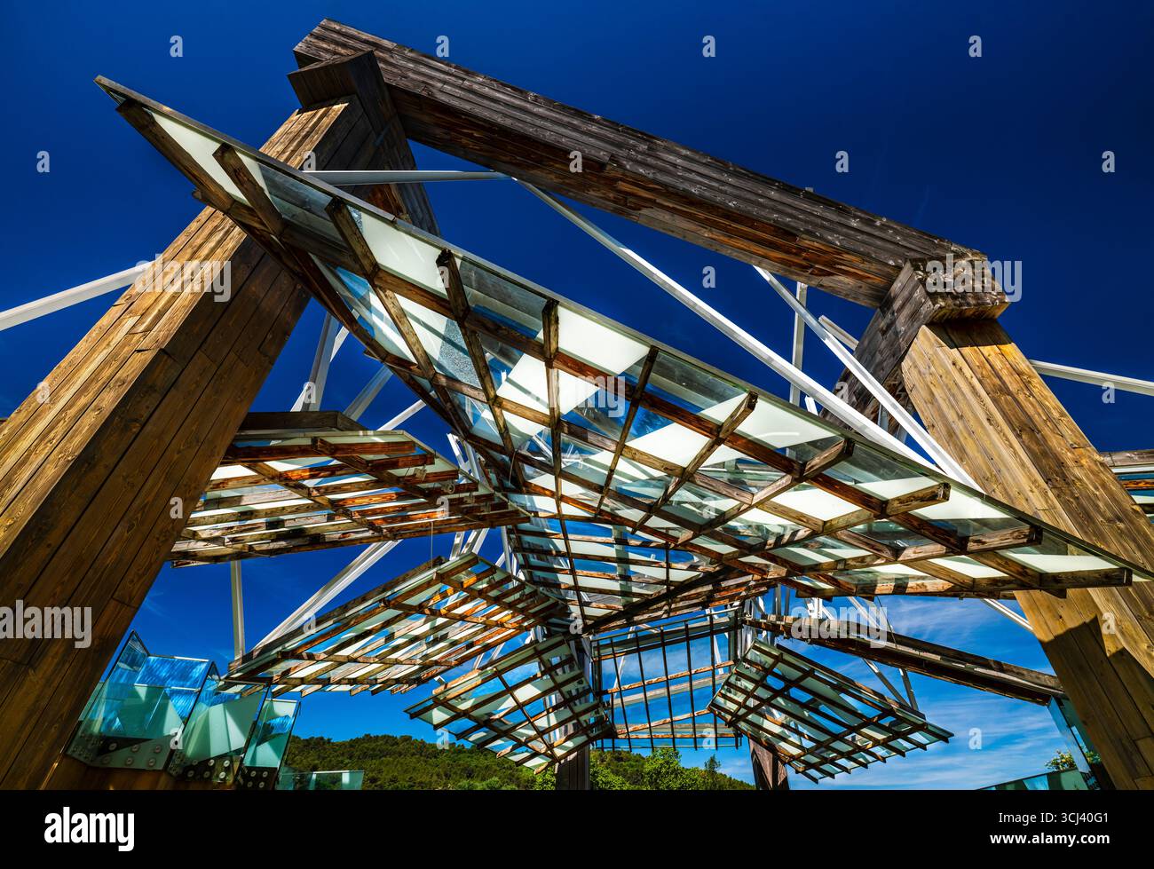 MUSIKPAVILLON (2008) FRANK GEHRY (1929-) & TONY BERLANT (1941-) CHATEAU LA COSTE LE PUY-SAINTE-REPARADE PROVENCE FRANKREICH Stockfoto