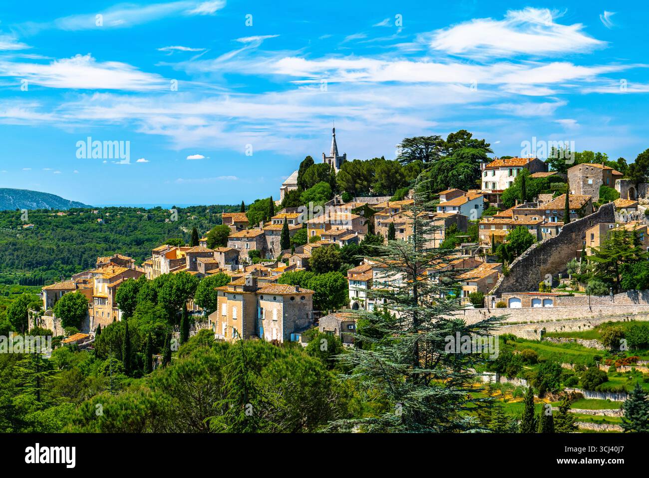 BONNIEUX PROVENCE FRANKREICH Stockfoto