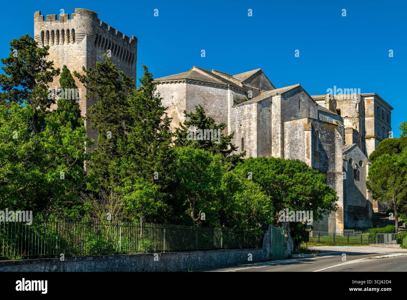 KLOSTER MONTMAJOUR (10. JH.) FONTVIELLE PROVENCE FRANKREICH Stockfoto