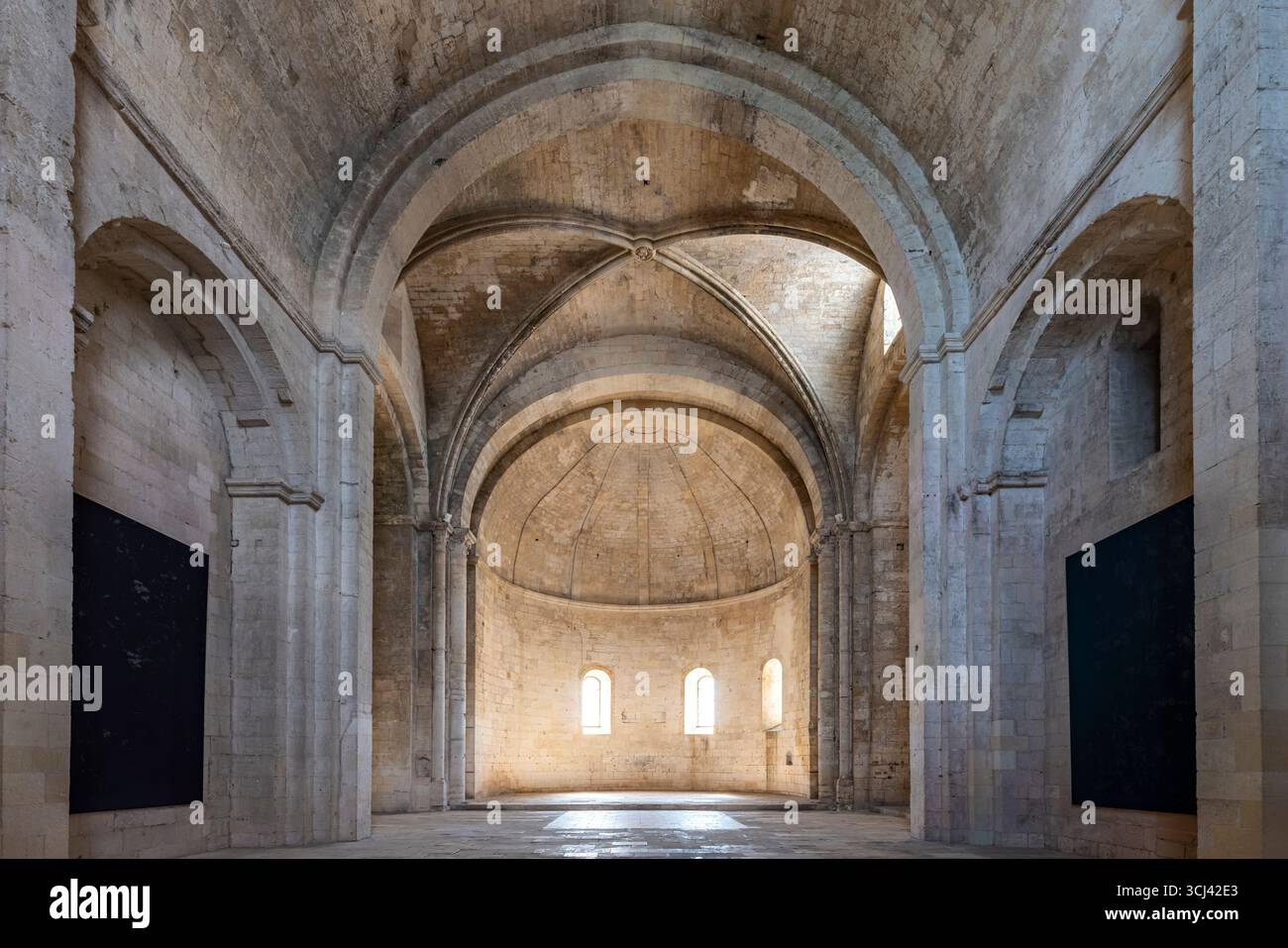 KLOSTER MONTMAJOUR (10. JH.) FONTVIELLE PROVENCE FRANKREICH Stockfoto